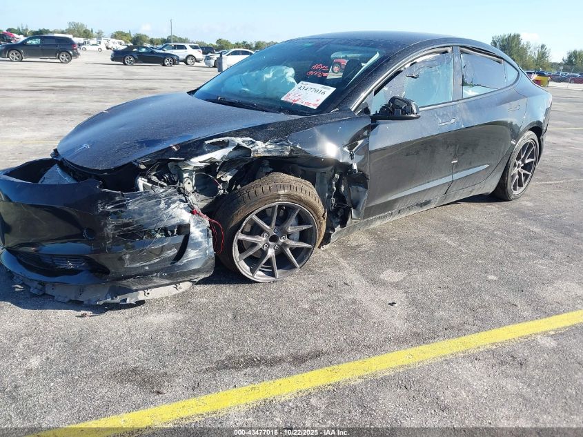 2023 Tesla Model 3 Rear-Wheel Drive VIN: 5YJ3E1EA5PF457209 Lot: 43477016