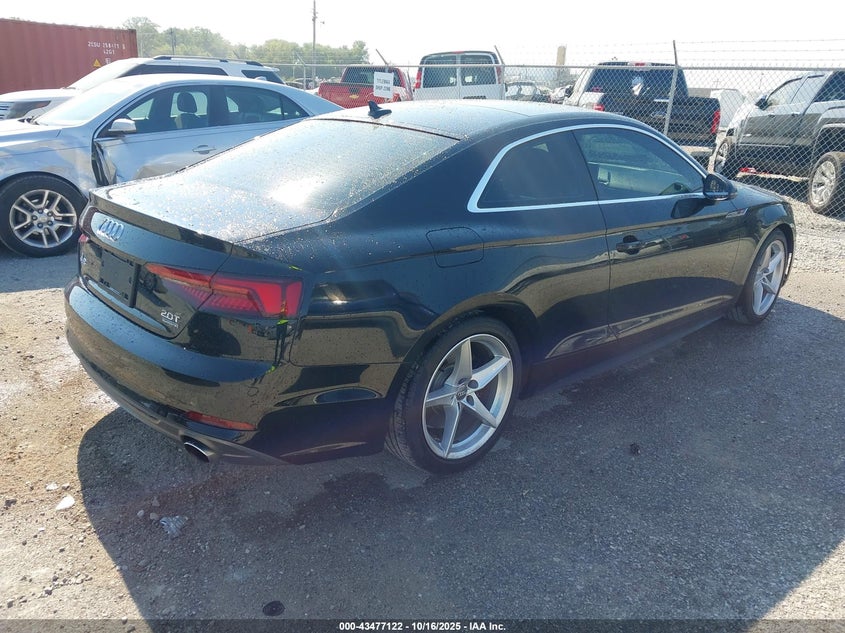 Vin: wautnaf5xja125149, lot: 43972059, audi a5 2.0t premium 20184