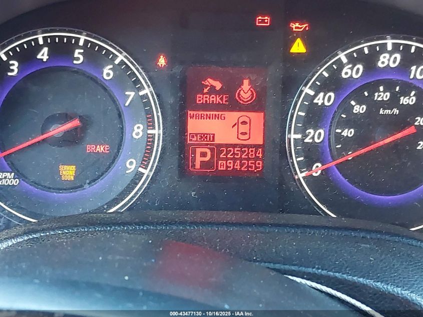 2008 Infiniti G35 Journey VIN: JNKBV61E28M213333 Lot: 43477130