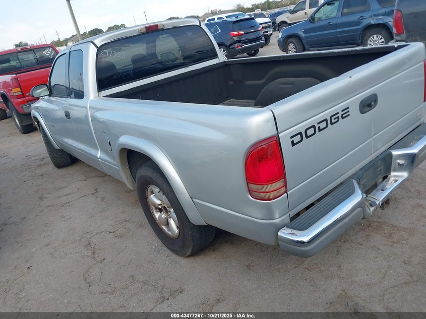 1B7GL22N21S217338 2001 DODGE DAKOTA photo no. 3
