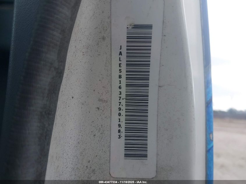 2007 Isuzu Dsl VIN: JALE5B16377901983 Lot: 43477334