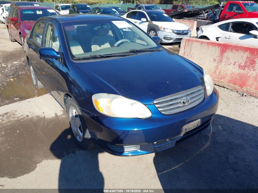 2003 Toyota Corolla Le VIN: 1NXBR32E83Z039064 Lot: 43477354