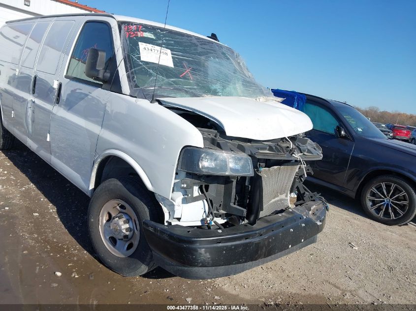 2024 Chevrolet Express Cargo Rwd 2500 Extended Wheelbase Wt VIN: 1GCWGBFPXR1288381 Lot: 43477358