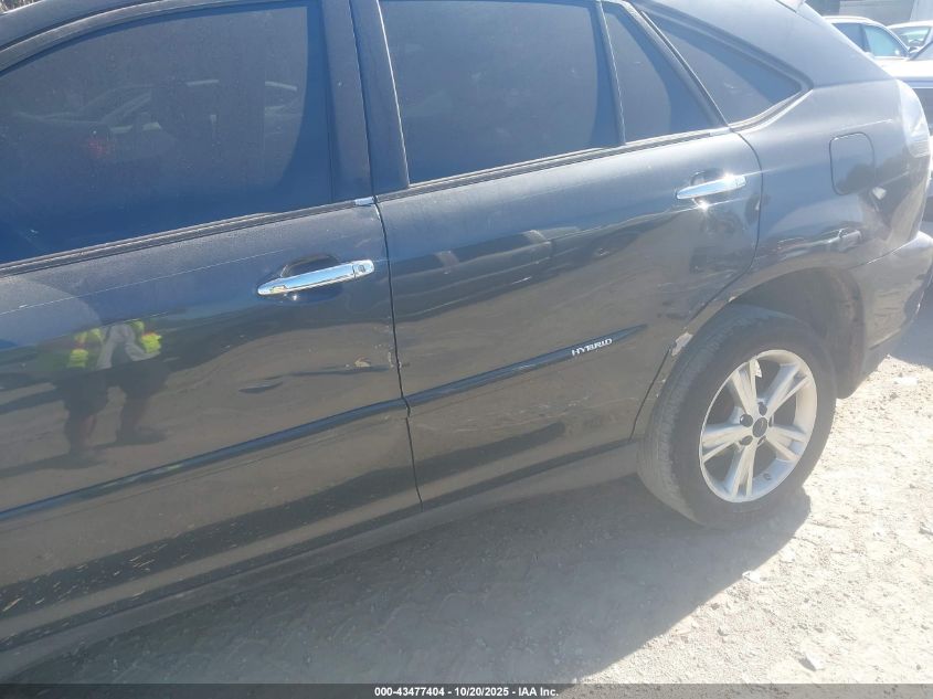 2008 Lexus Rx 400H VIN: JTJGW31U482009331 Lot: 43477404