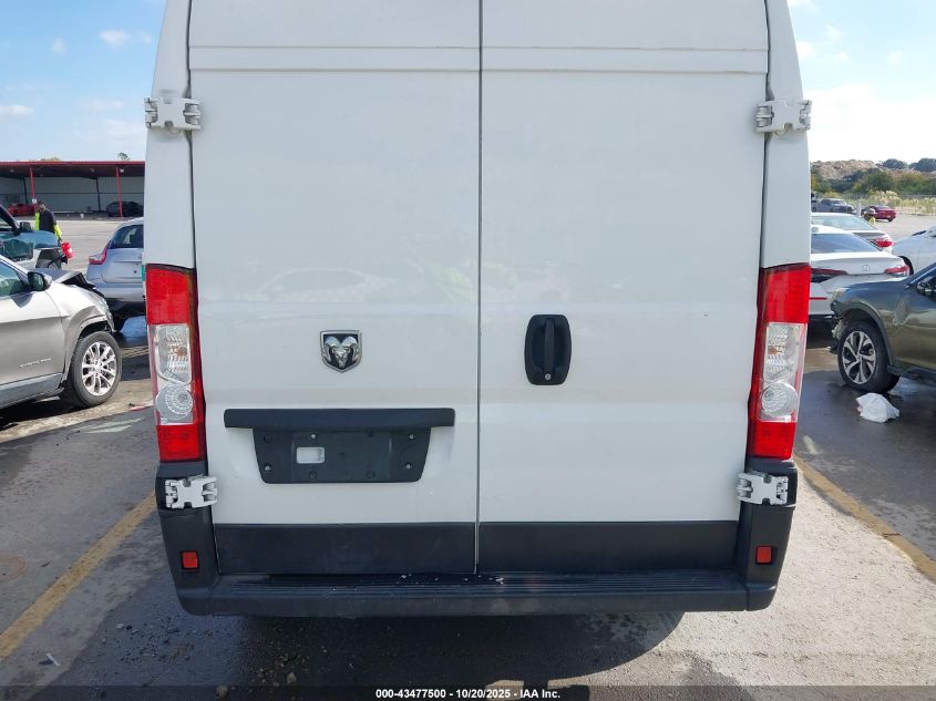 2021 Ram Promaster 2500 High Roof 159 Wb VIN: 3C6LRVDG5ME534820 Lot: 43477500