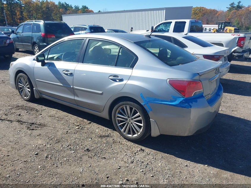 2015 SUBARU IMPREZA 2.0I LIMITED JF1GJAN60FH023745