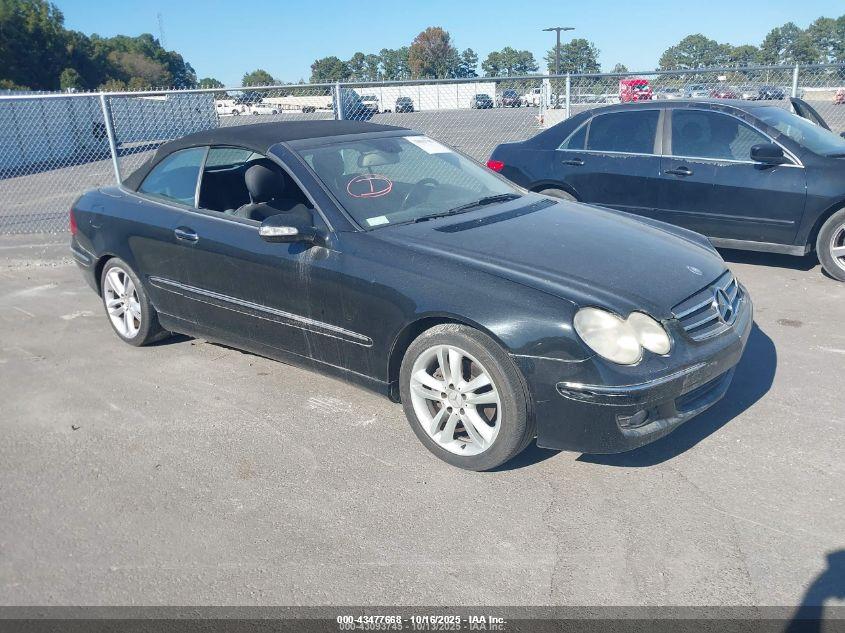 2008 Mercedes-Benz Clk 350 black cabrio gasoline WDBTK56FX8F251549 photo #1