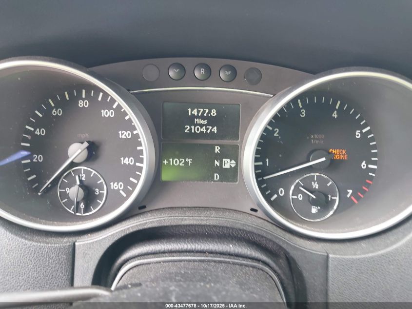 2009 Mercedes-Benz Ml 350 VIN: 4JGBB56E29A515698 Lot: 43477678