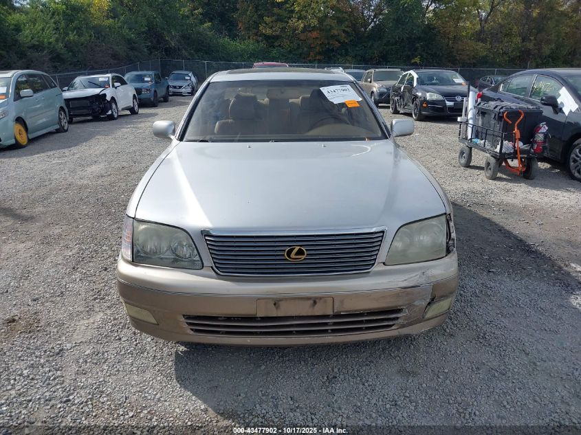 1998 Lexus Ls 400 VIN: JT8BH28F9W0108937 Lot: 43477902