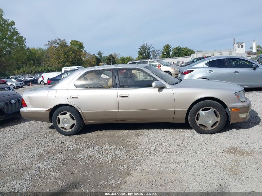 1998 Lexus Ls 400 VIN: JT8BH28F9W0108937 Lot: 43477902