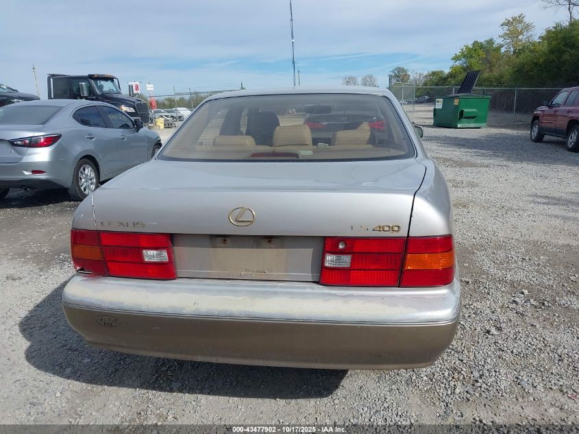1998 Lexus Ls 400 VIN: JT8BH28F9W0108937 Lot: 43477902