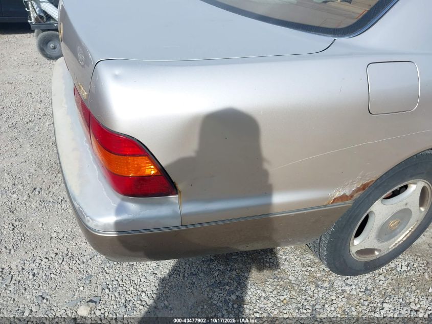 1998 Lexus Ls 400 VIN: JT8BH28F9W0108937 Lot: 43477902