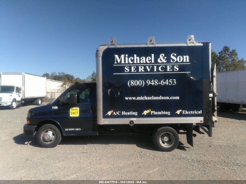 2018 Chevrolet Express Cutaway Work Van VIN: 1GB3GRCGXJ1238251 Lot: 43477919