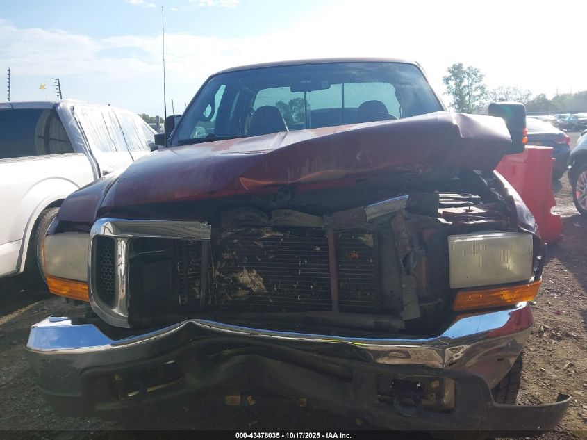 2000 Ford F-250 Lariat/Xl/Xlt VIN: 1FTNX20F8YEB01433 Lot: 43478035