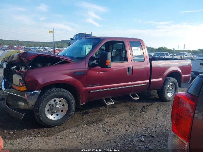 2000 Ford F-250 Lariat/Xl/Xlt VIN: 1FTNX20F8YEB01433 Lot: 43478035
