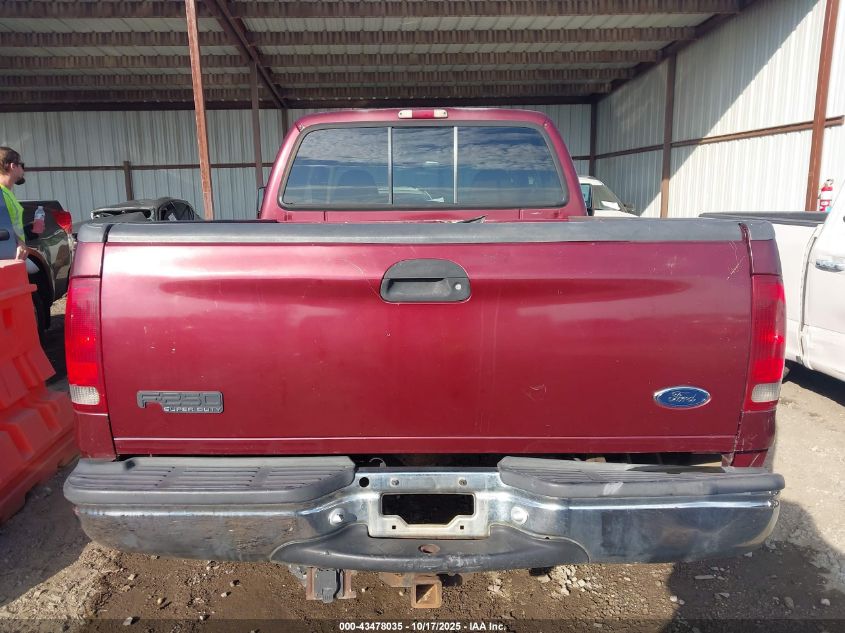 2000 Ford F-250 Lariat/Xl/Xlt VIN: 1FTNX20F8YEB01433 Lot: 43478035