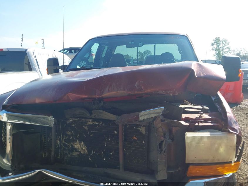 2000 Ford F-250 Lariat/Xl/Xlt VIN: 1FTNX20F8YEB01433 Lot: 43478035