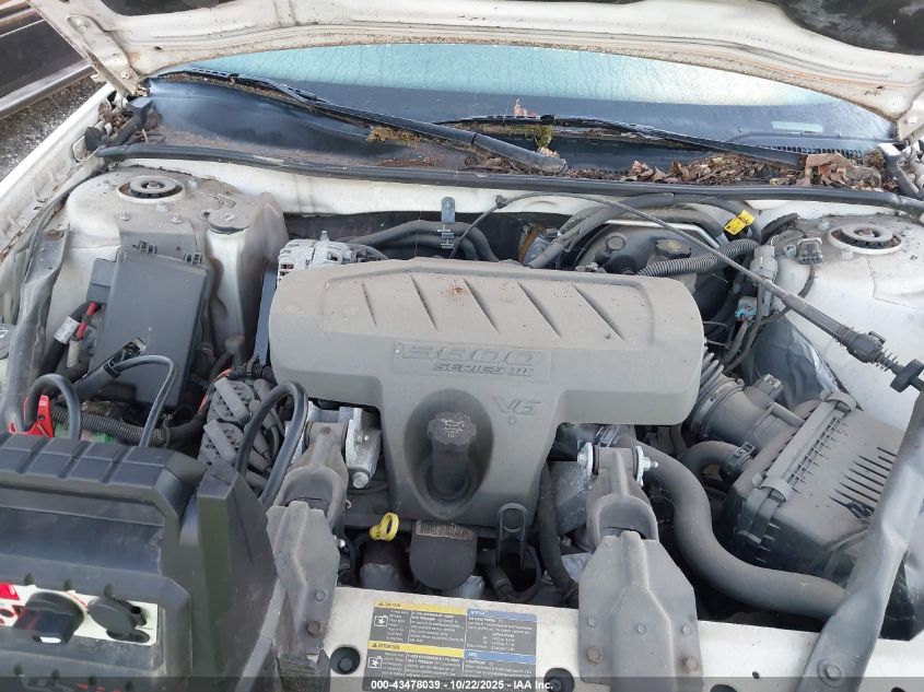 2008 Pontiac Grand Prix VIN: 2G2WP552881166610 Lot: 43478039