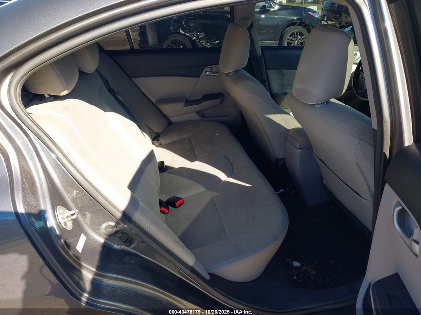 2013 HONDA CIVIC LX 2HGFB2F50DH598533