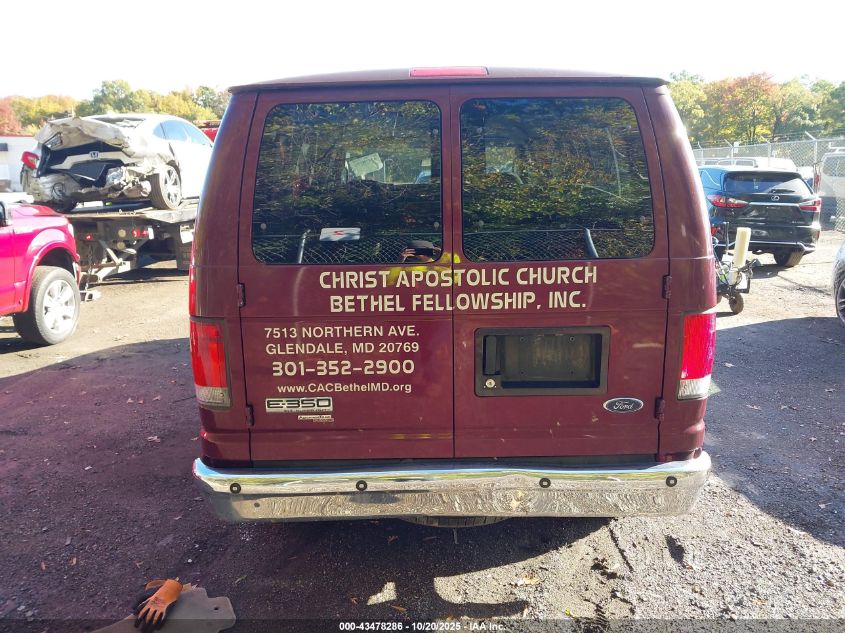 2008 Ford E-350 Super Duty Xl/Xlt VIN: 1FBNE31L28DB25656 Lot: 43478286