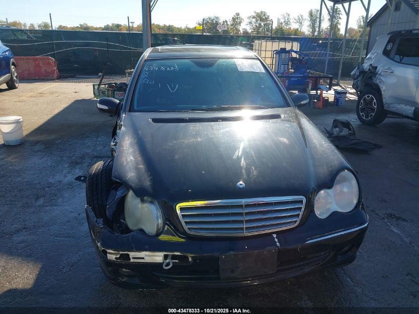 2007 Mercedes-Benz C 280 Luxury 4Matic VIN: WDBRF92H47F910902 Lot: 43478333