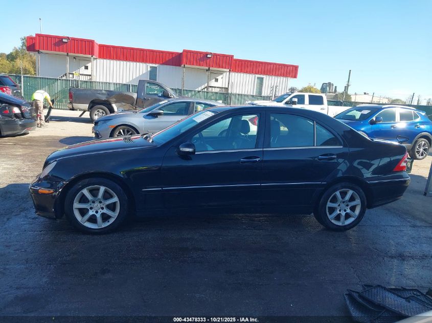 2007 Mercedes-Benz C 280 Luxury 4Matic VIN: WDBRF92H47F910902 Lot: 43478333