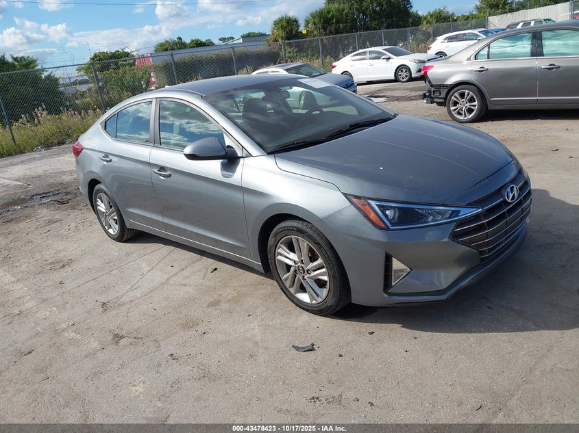 KMHD84LFXKU745332 2019 Hyundai Elantra Sel auction photo 1