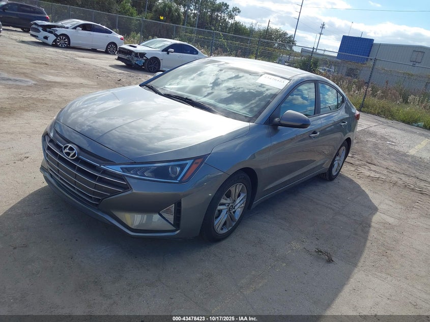 KMHD84LFXKU745332 2019 HYUNDAI ELANTRA photo no. 2