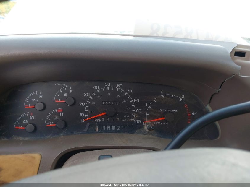 1999 Ford F-350 Lariat/Xl/Xlt VIN: 1FTWW32F9XEB38970 Lot: 43478538