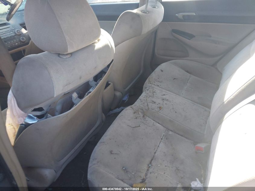 2009 Honda Civic Lx VIN: 19XFA16509E022763 Lot: 43478542