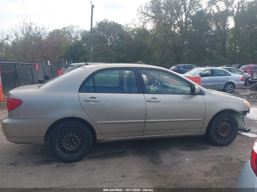 2005 Toyota Corolla Le VIN: 1NXBR32E15Z548254 Lot: 43478622