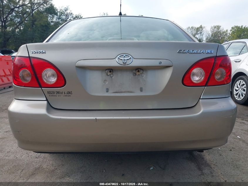 2005 Toyota Corolla Le VIN: 1NXBR32E15Z548254 Lot: 43478622