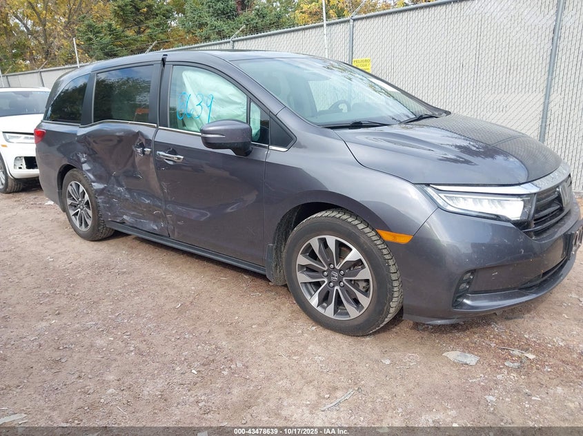 2022 HONDA ODYSSEY EX-L - 5FNRL6H74NB036687