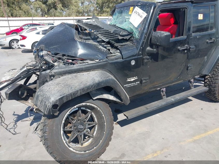 2008 Jeep Wrangler Unlimited Sahara VIN: 1J8GA59168L520498 Lot: 43478646