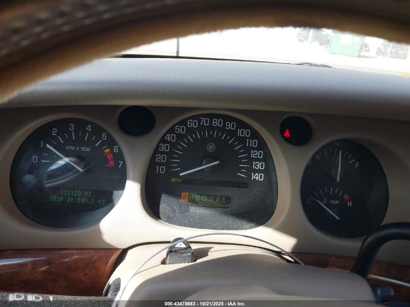 2002 Buick Lesabre Limited VIN: 1G4HR54K32U298407 Lot: 43478663