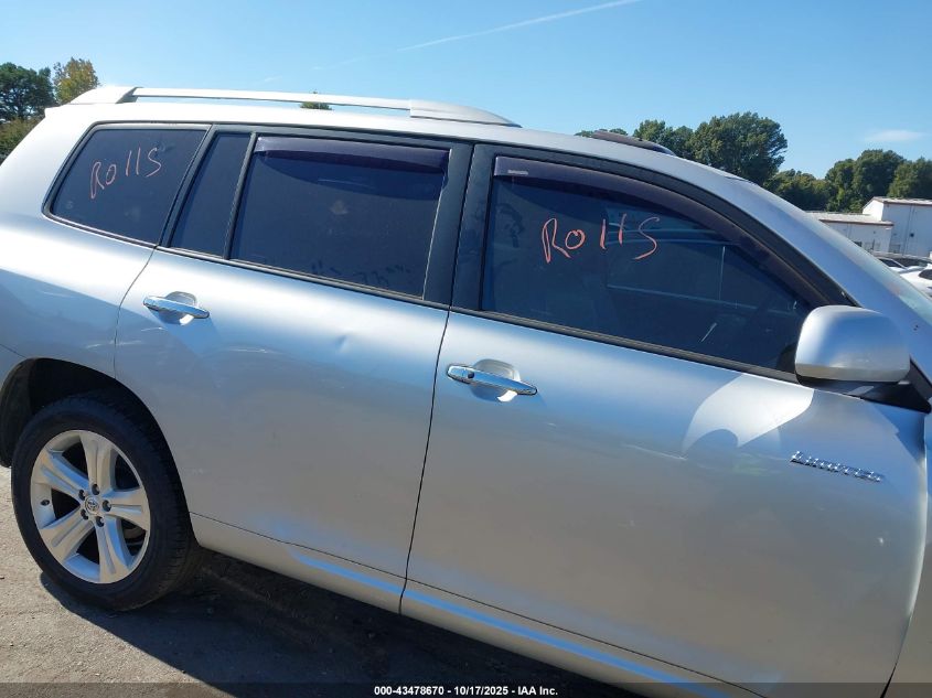 2009 Toyota Highlander Limited VIN: JTEDS42A192088711 Lot: 43478670