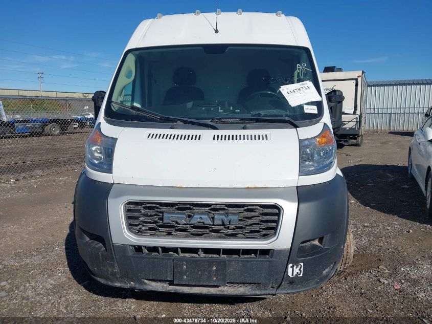 2019 Ram Promaster 1500 High Roof 136 Wb VIN: 3C6TRVBG2KE512970 Lot: 43478734