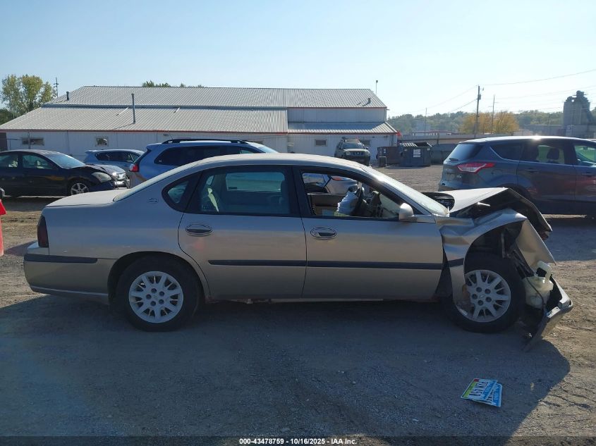2002 Chevrolet Impala VIN: 2G1WF55EX29373574 Lot: 43478759
