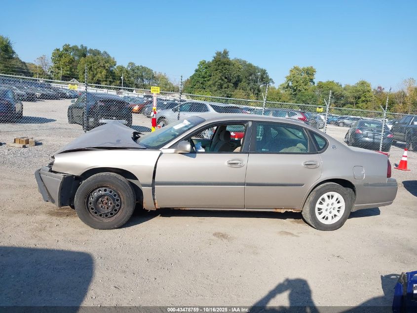 2002 Chevrolet Impala VIN: 2G1WF55EX29373574 Lot: 43478759