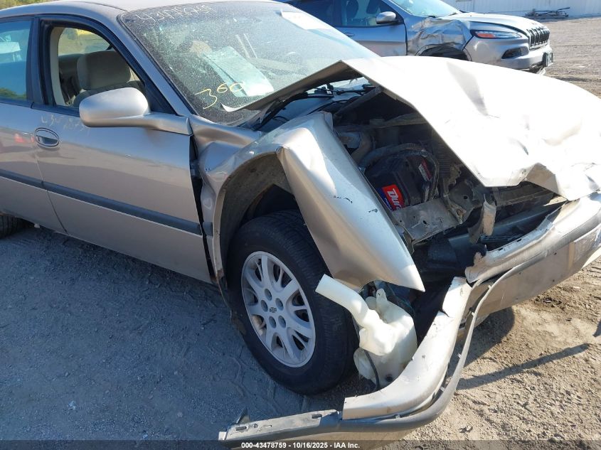 2002 Chevrolet Impala VIN: 2G1WF55EX29373574 Lot: 43478759