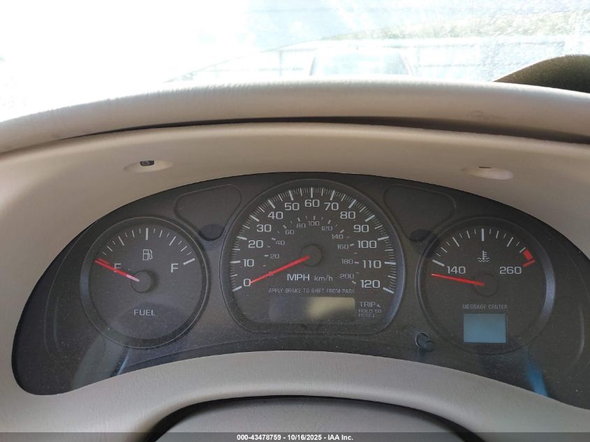 2002 Chevrolet Impala VIN: 2G1WF55EX29373574 Lot: 43478759