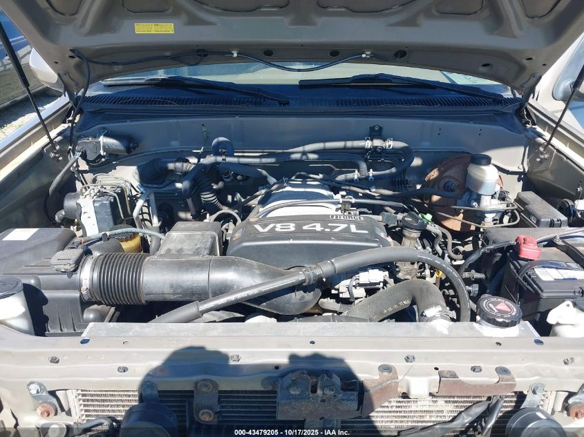 2002 Toyota Sequoia Sr5 V8 VIN: 5TDZT34A92S124299 Lot: 43479205