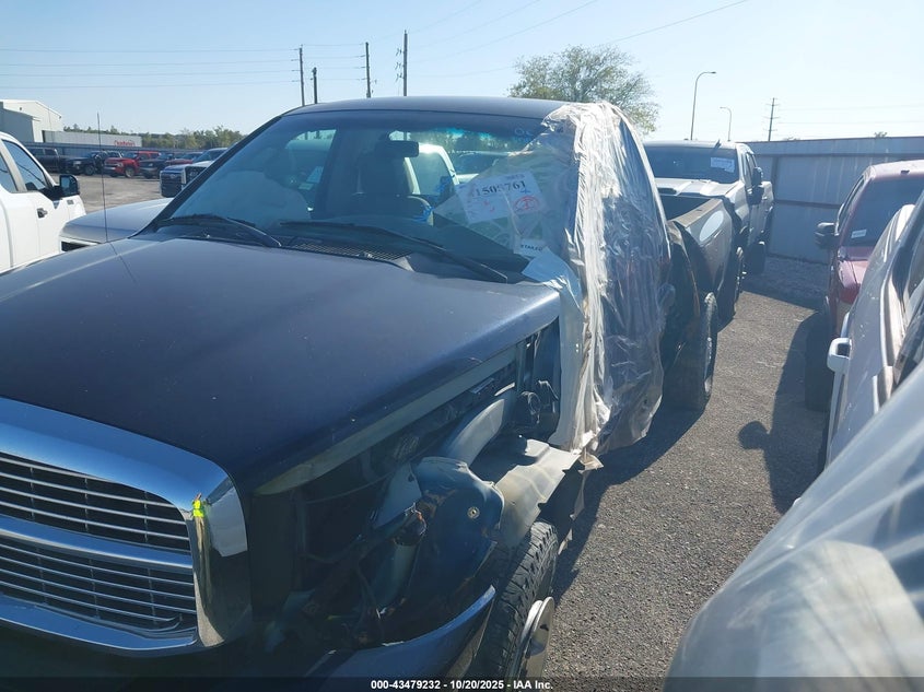 2007 Dodge Ram 2500 Slt/Trx4 Off Road/Sport/Power Wagon VIN: 3D7KS26C67G729485 Lot: 43479232