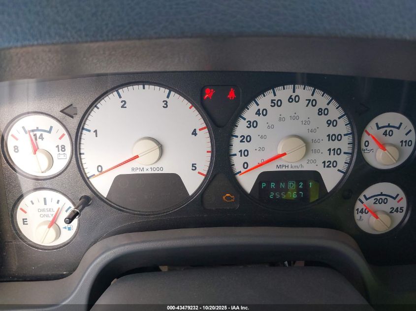 2007 Dodge Ram 2500 Slt/Trx4 Off Road/Sport/Power Wagon VIN: 3D7KS26C67G729485 Lot: 43479232