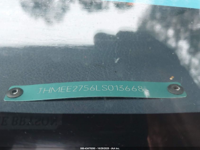 1990 Honda Civic VIN: JHMEE2756LS013668 Lot: 43479280