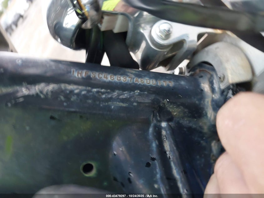 2007 Honda Vtx1800 F1 VIN: 1HFSC46B37A500177 Lot: 43479297