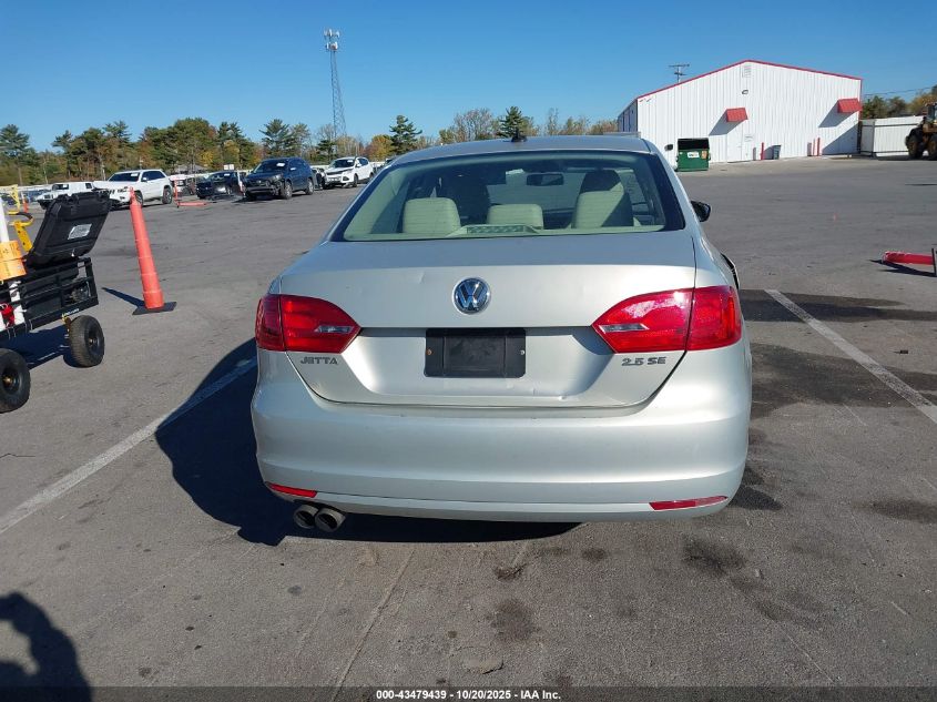 2011 Volkswagen Jetta 2.5L Se VIN: 3VWDX7AJ9BM371555 Lot: 43479439