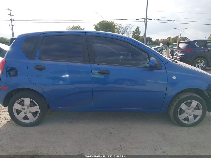 2006 Chevrolet Aveo Ls VIN: KL1TD66606B554501 Lot: 43479625