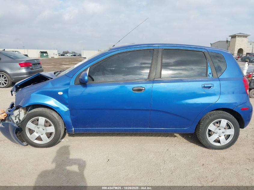 2006 Chevrolet Aveo Ls VIN: KL1TD66606B554501 Lot: 43479625