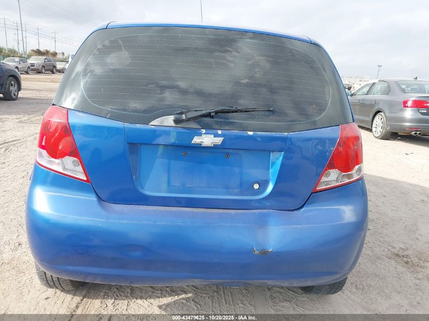 2006 Chevrolet Aveo Ls VIN: KL1TD66606B554501 Lot: 43479625